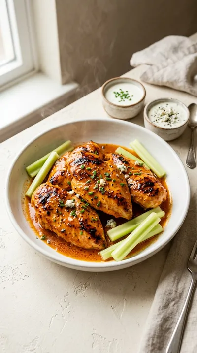 Easy Buffalo Chicken Dinner