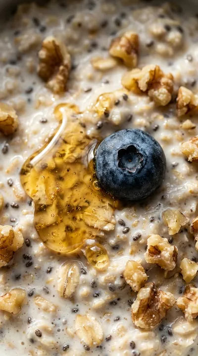 Easy High-Protein Overnight Oats - ingredients preparation