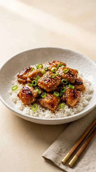 Sticky Honey Garlic Chicken