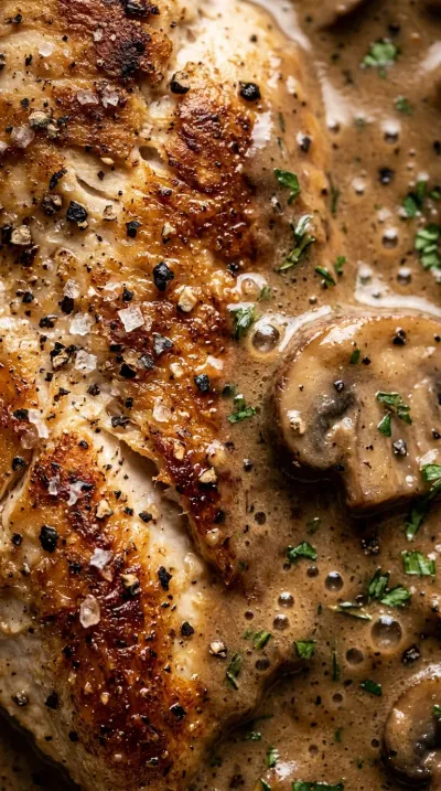 Easy Creamy Chicken Marsala - ingredients preparation