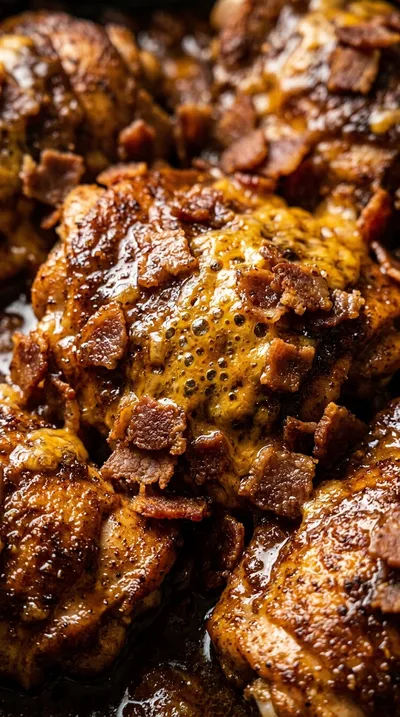 Cheddar Turkey Bacon Chicken Skillet - ingredients preparation