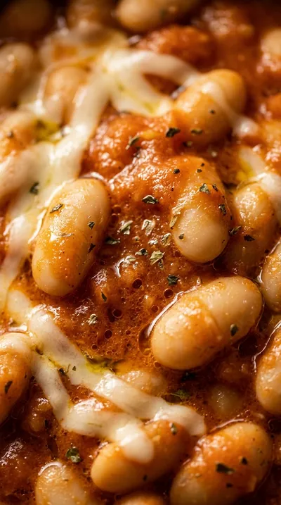 Creamy Lasagna Beans Skillet Dinner - ingredients preparation