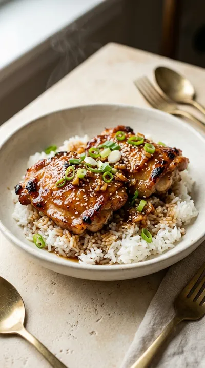 Sticky Honey Garlic Chicken
