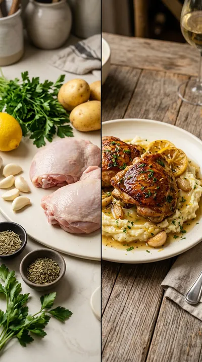 Lemon Herb Chicken Bake – Easy Weeknight Delight - ready to serve