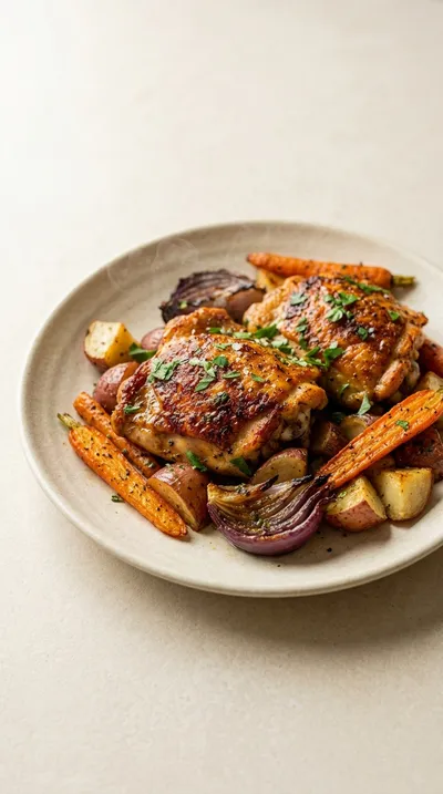 Easy Sheet Pan Chicken and Vegetables