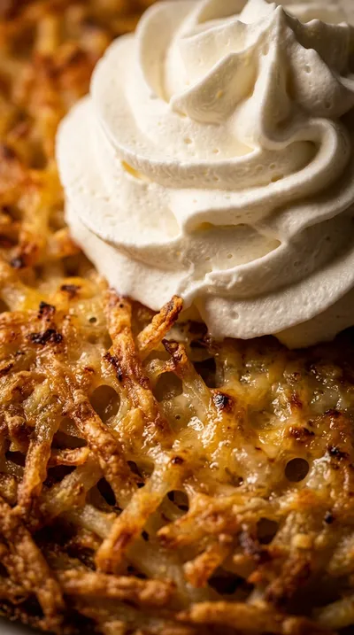 Hash Brown Casserole With Whipped Cream - ingredients preparation