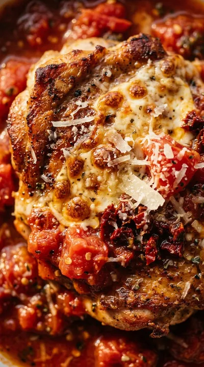 Tuscan Tomato Chicken Bake - ingredients preparation