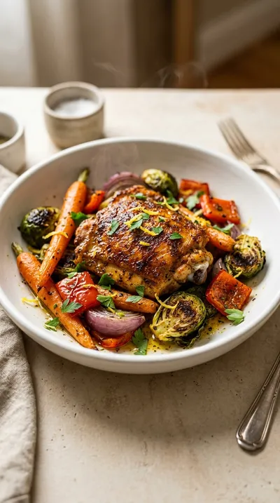 Easy Sheet Pan Chicken and Vegetables