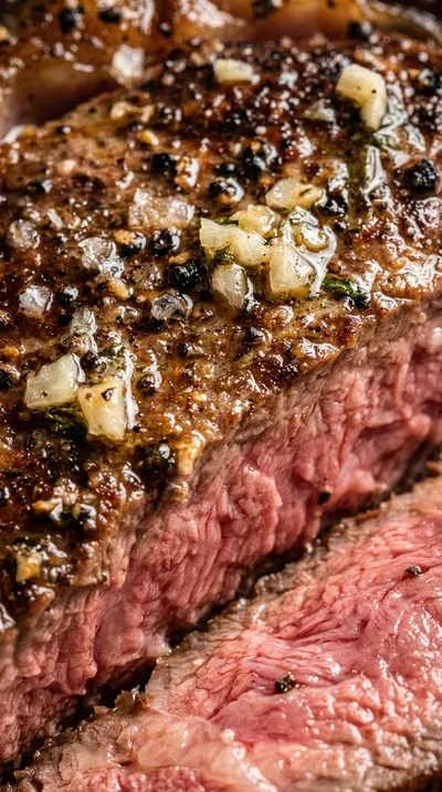 Steak and Potatoes with Mediterranean Herbs - ingredients preparation