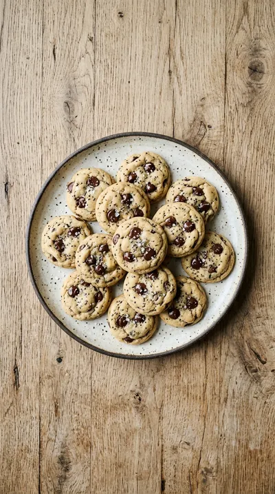 Soft Chocolate Chip Chickpea Cookies - cooking process