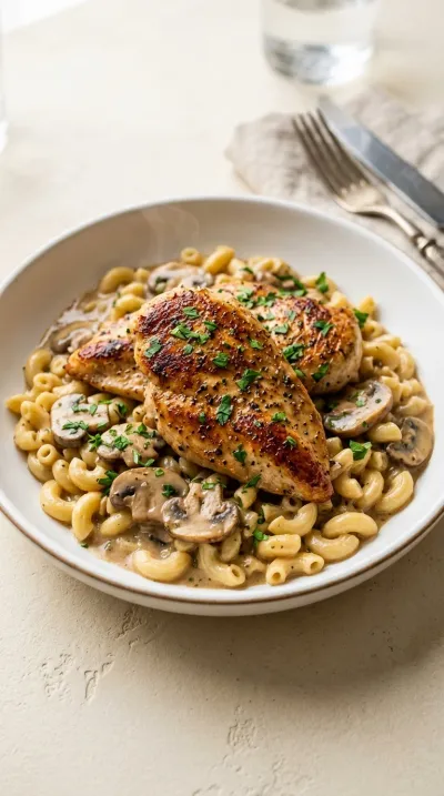 Easy Creamy Chicken Marsala