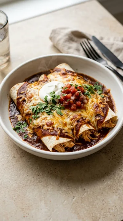 Cheesy Chicken Enchiladas