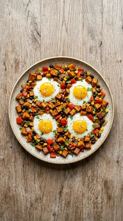 Breakfast Hash with Southwest Seasoning - cooking process