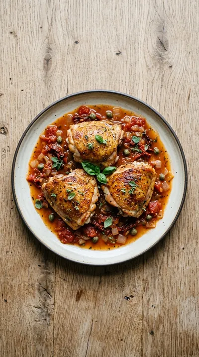 Tuscan Tomato Chicken Bake - cooking process
