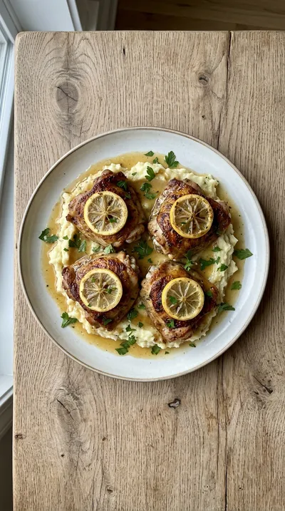 Lemon Herb Chicken Bake – Easy Weeknight Delight - cooking process