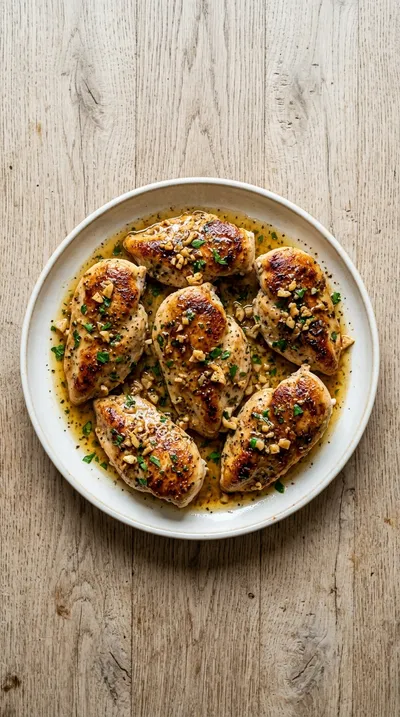 Garlic Butter Chicken Bake - cooking process