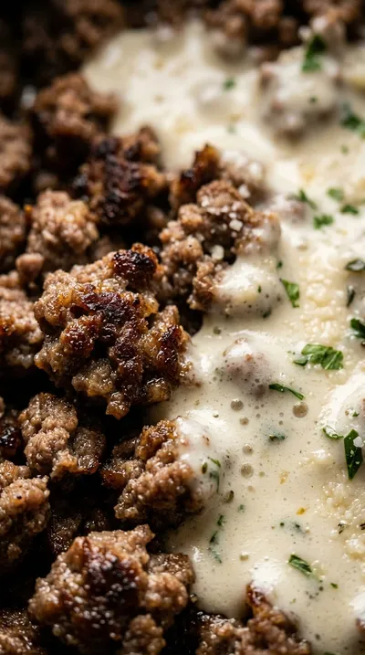 Beef Bean Soup with Garlic Parmesan Sauce - ingredients preparation