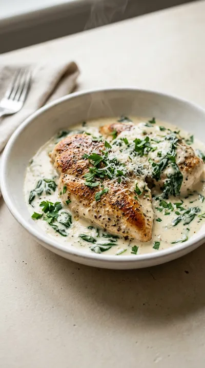 Creamy Parmesan Chicken Skillet