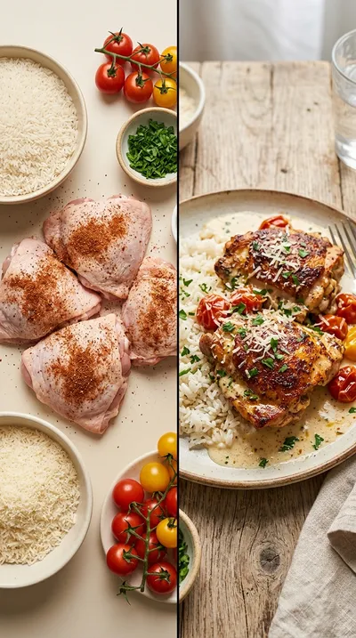 Cajun Chicken Bake: Easy Weeknight Comfort - ready to serve