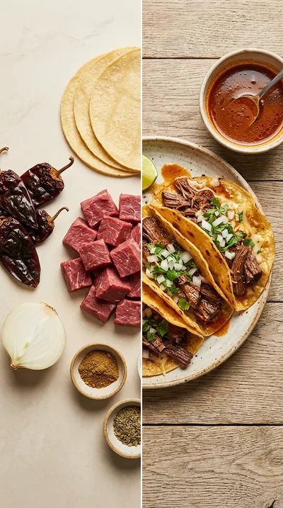 Easy Cheesy Birria Tacos - ready to serve