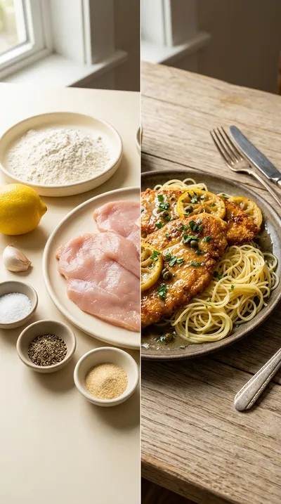 Lemon Butter Chicken Francese - ready to serve