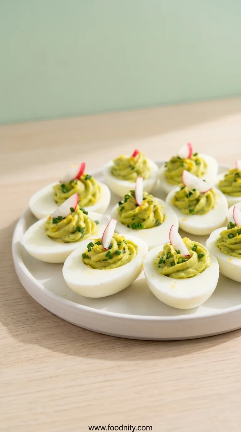 Avocado Deviled Eggs – Quick & Easy Recipe - feature image