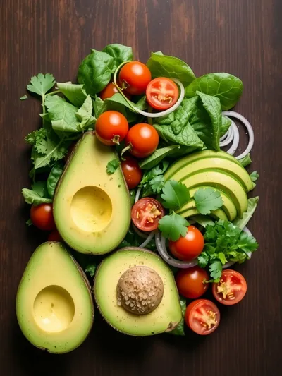 Easy Avocado Salad Recipe - ingredients preparation