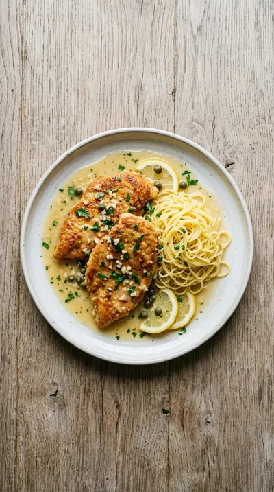 Lemon Butter Chicken Francese - cooking process