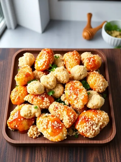 Baked Crunchy Hot Honey Chicken - ingredients preparation