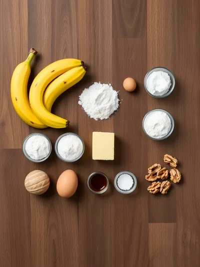 Best Ever Banana Bread Recipe - ingredients preparation