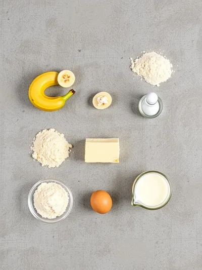 Best Banana Bread With 2 Bananas - ingredients preparation