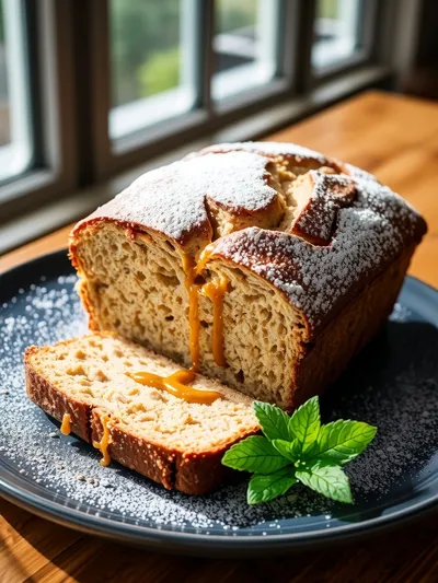 Super Moist Banana Bread - ready to serve