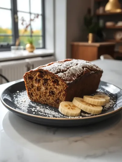 Easy Banana Bread Recipe - ready to serve