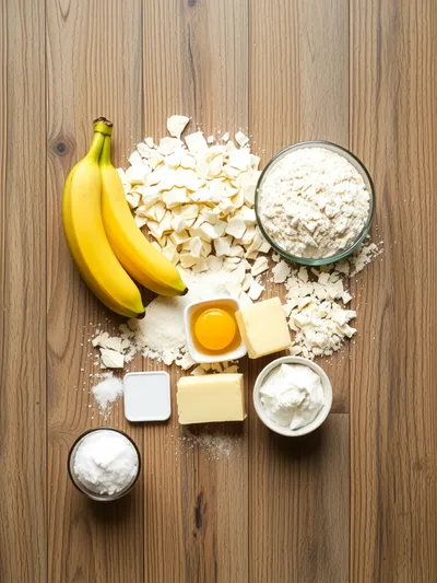 Moist Banana Bread – Easy Homemade Recipe - ingredients preparation