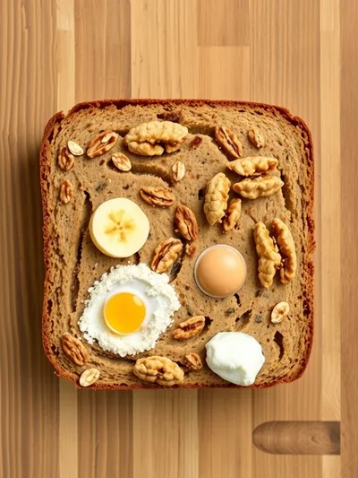 Healthy Banana Bread – Best Ever Recipe - ingredients preparation