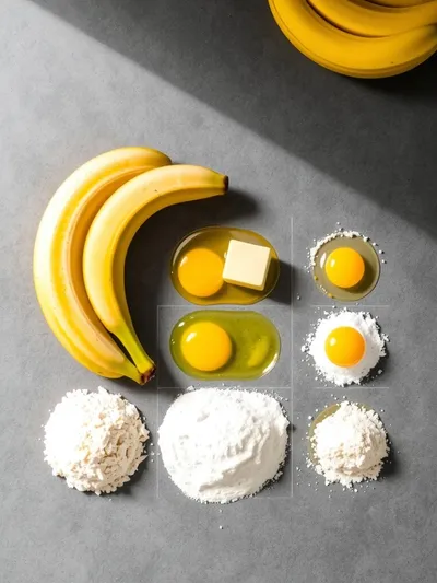 Easy One-Bowl Banana Bread Recipe - ingredients preparation