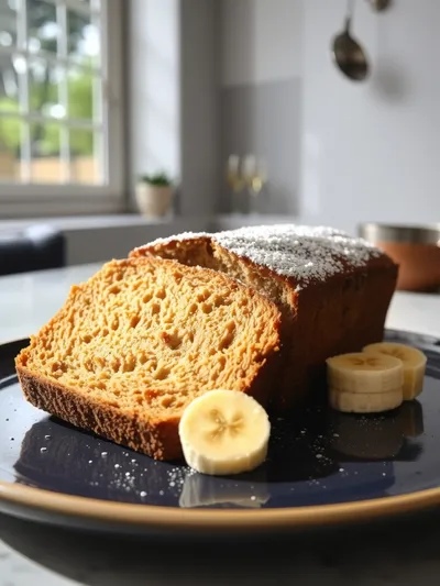 Banana Bread Recipe – Easy Moist Loaf - ready to serve