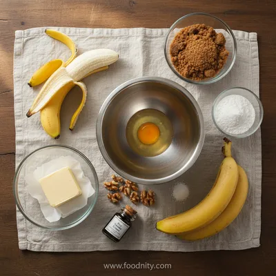 Banana Bread Recipe - cooking process