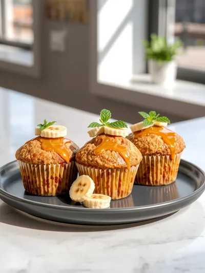 Banana Bread Muffins Recipe - ready to serve