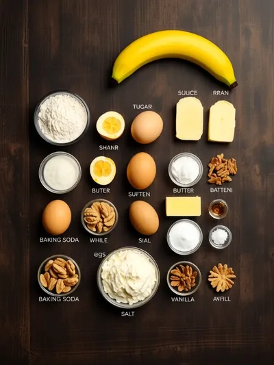 Perfectly Sweet Moist Banana Bread Recipe - ingredients preparation