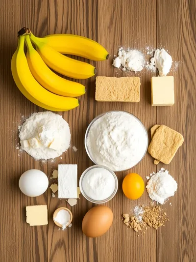 Best Banana Bread Recipe – Moist and Delicious - ingredients preparation