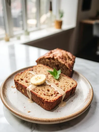 Easy Moist Banana Bread - cooking process