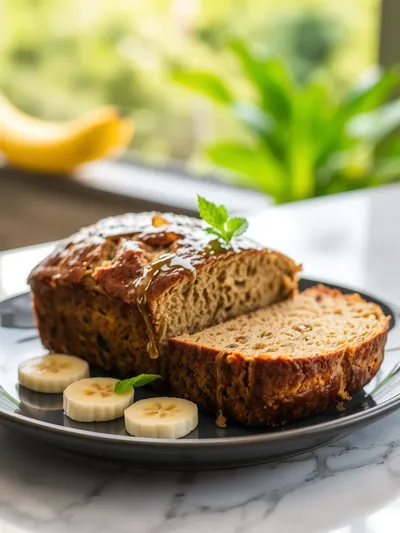 Moist Banana Bread – Easy Homemade Recipe - ready to serve