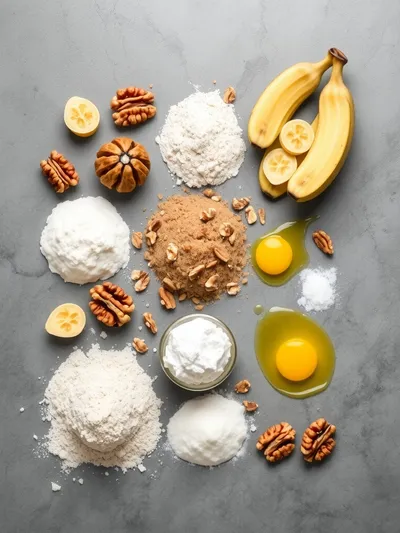 Banana Nut Bread Recipe – Easy Homemade - ingredients preparation