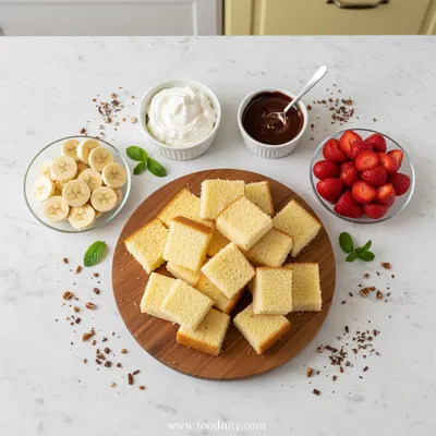 Banana Split Trifle Recipe - cooking process