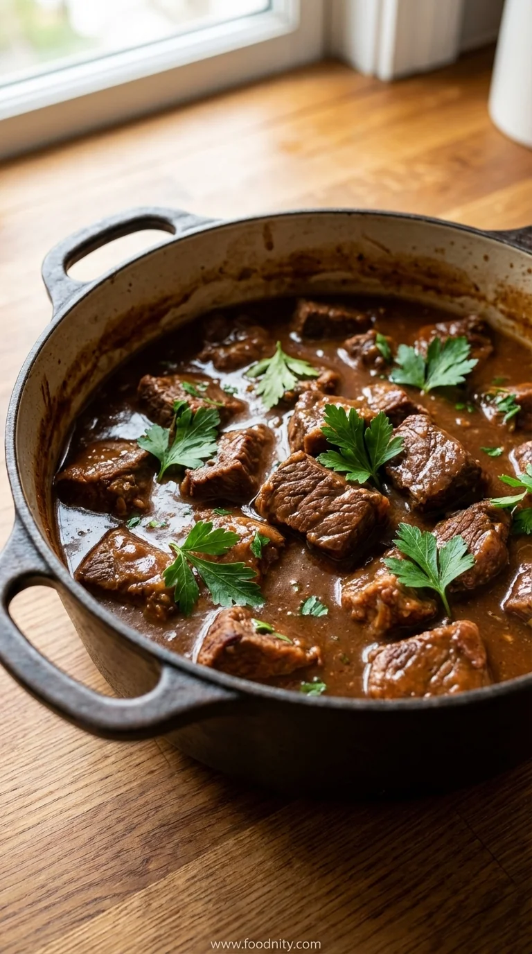 Slow Cooker Beef Manhattan - feature image