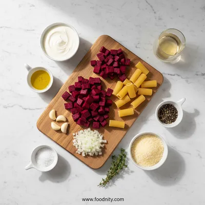 Beetroot Pasta Perfection - cooking process