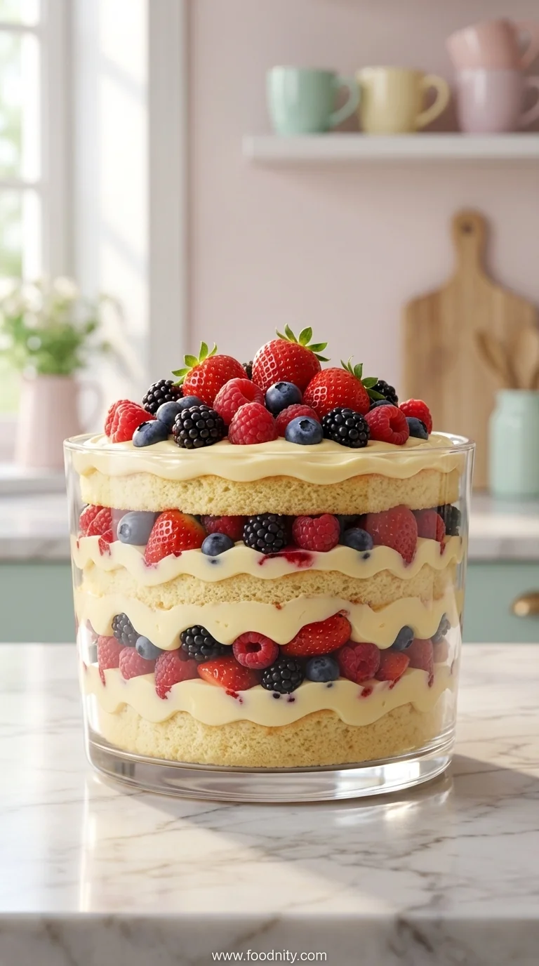 Berry Trifle - feature image