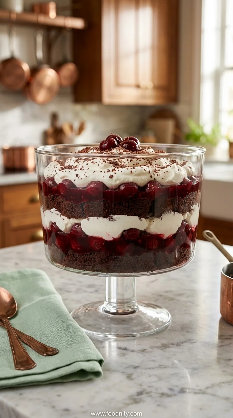 Black Forest Trifle Recipe – Easy Layered Dessert