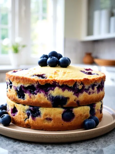Easy Blueberry Breakfast Cake